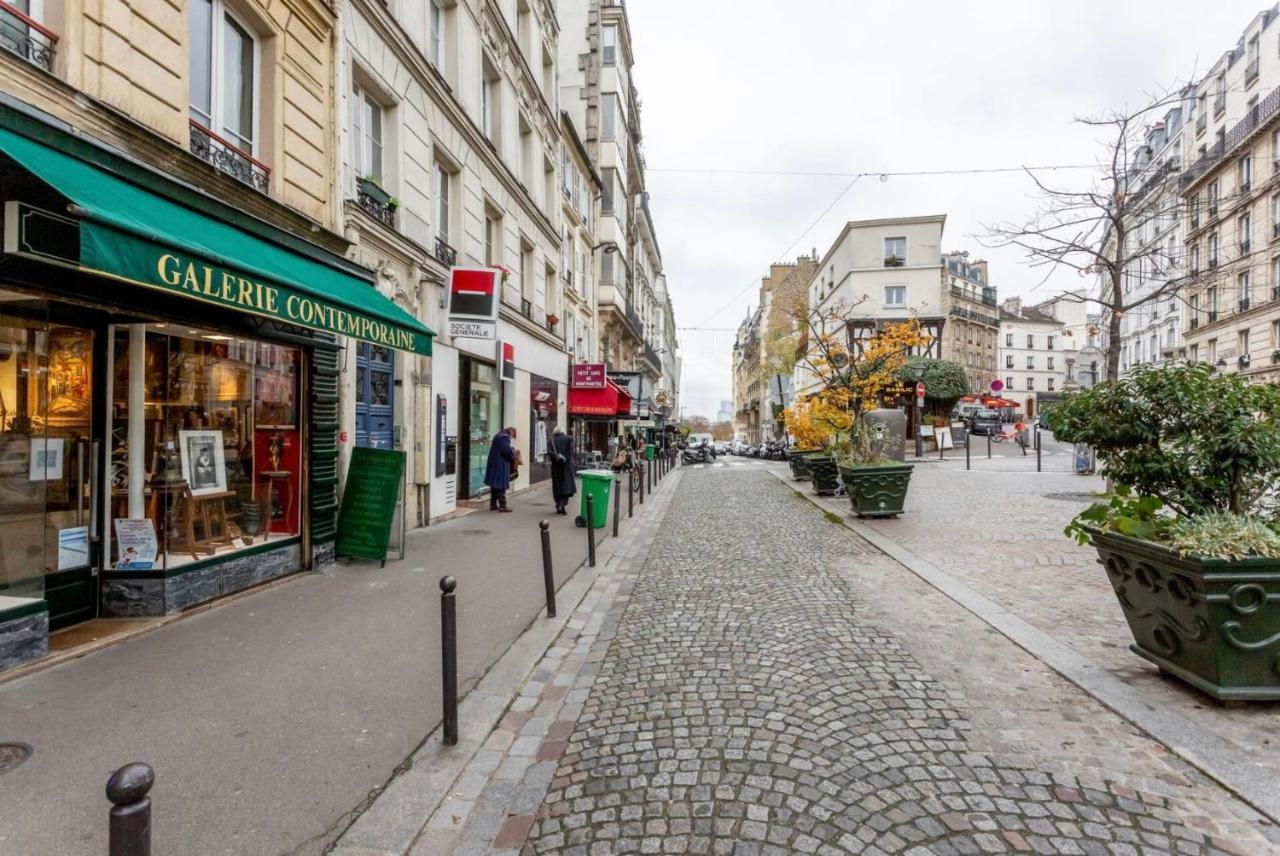 Abbesses - Superbe Appartement Avec Cheminees Paříž Exteriér fotografie