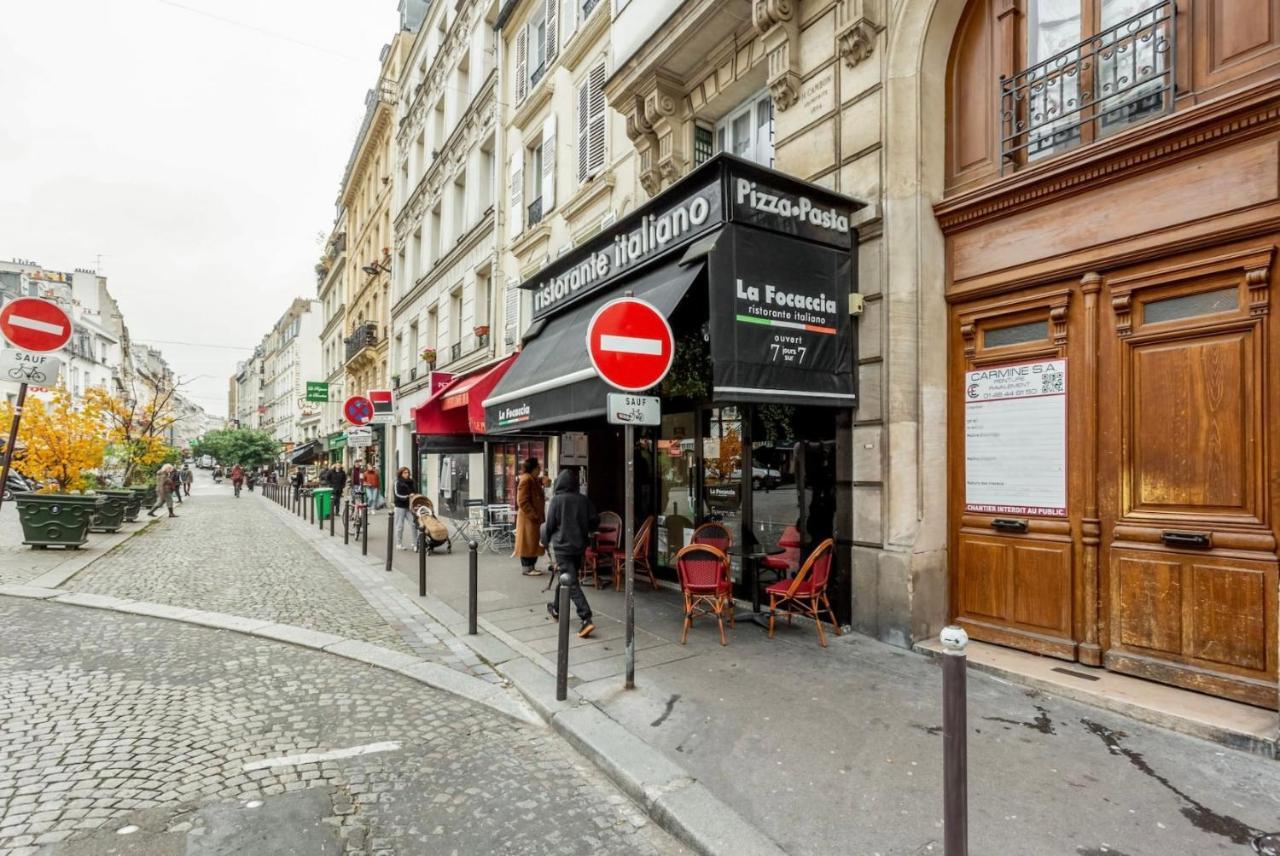 Abbesses - Superbe Appartement Avec Cheminees Paříž Exteriér fotografie